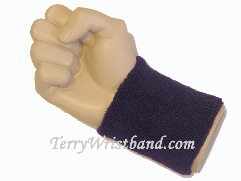 Dark Purple wristband sweatband for sports
